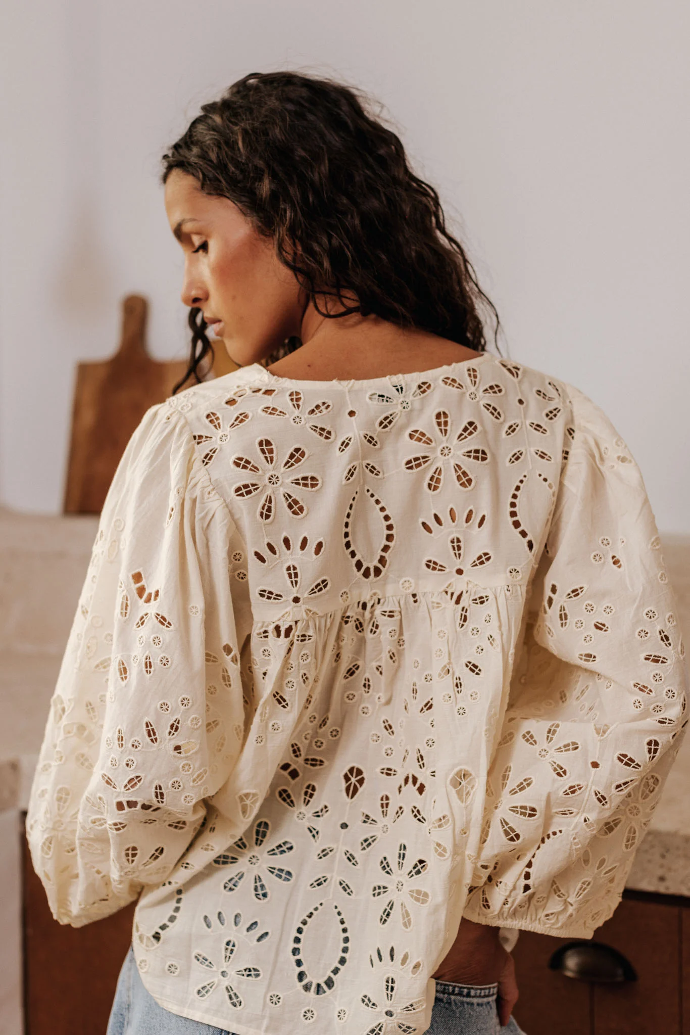 Blouse Eglantine beige - Image 5