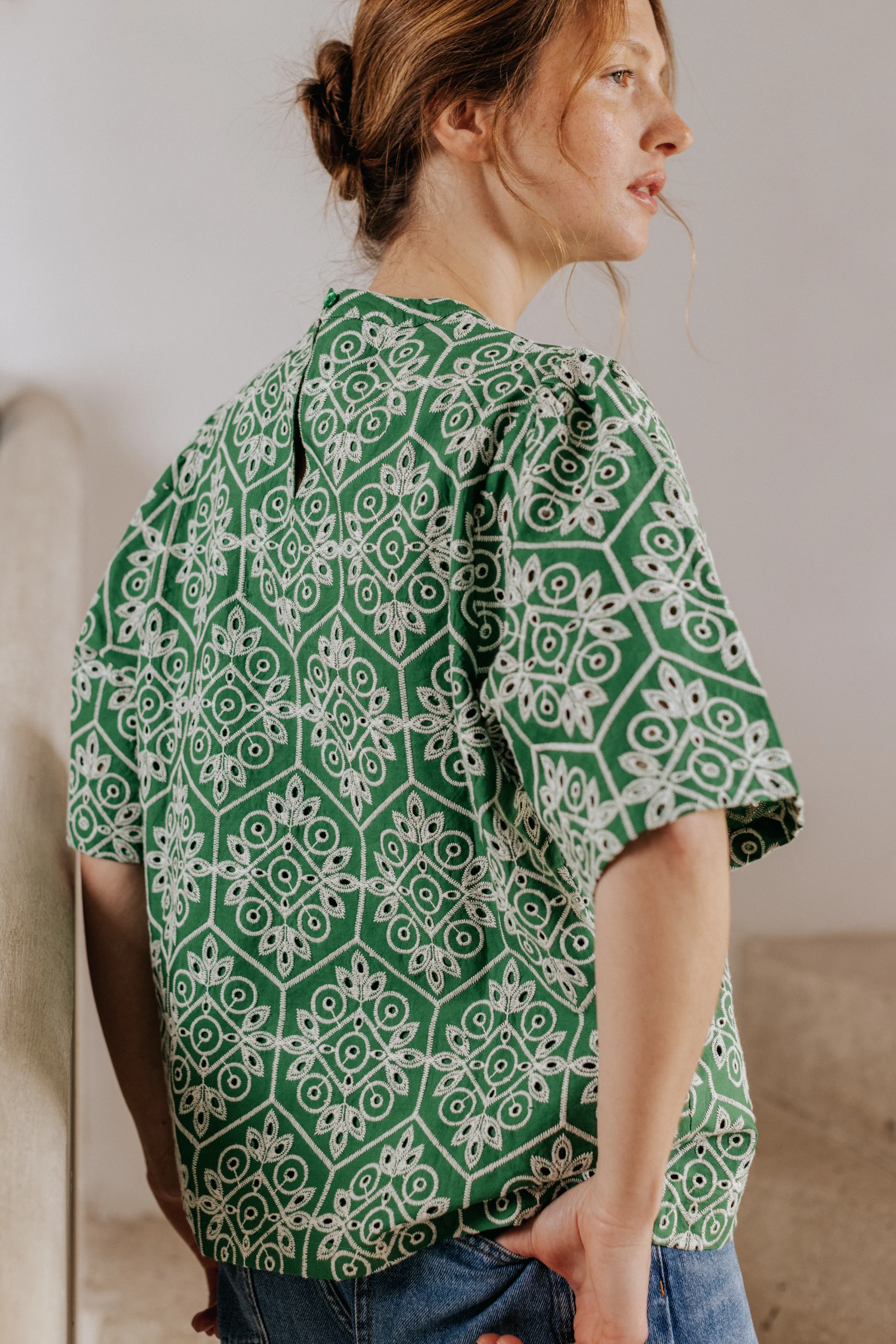 Blouse Maureen verte - Image 4