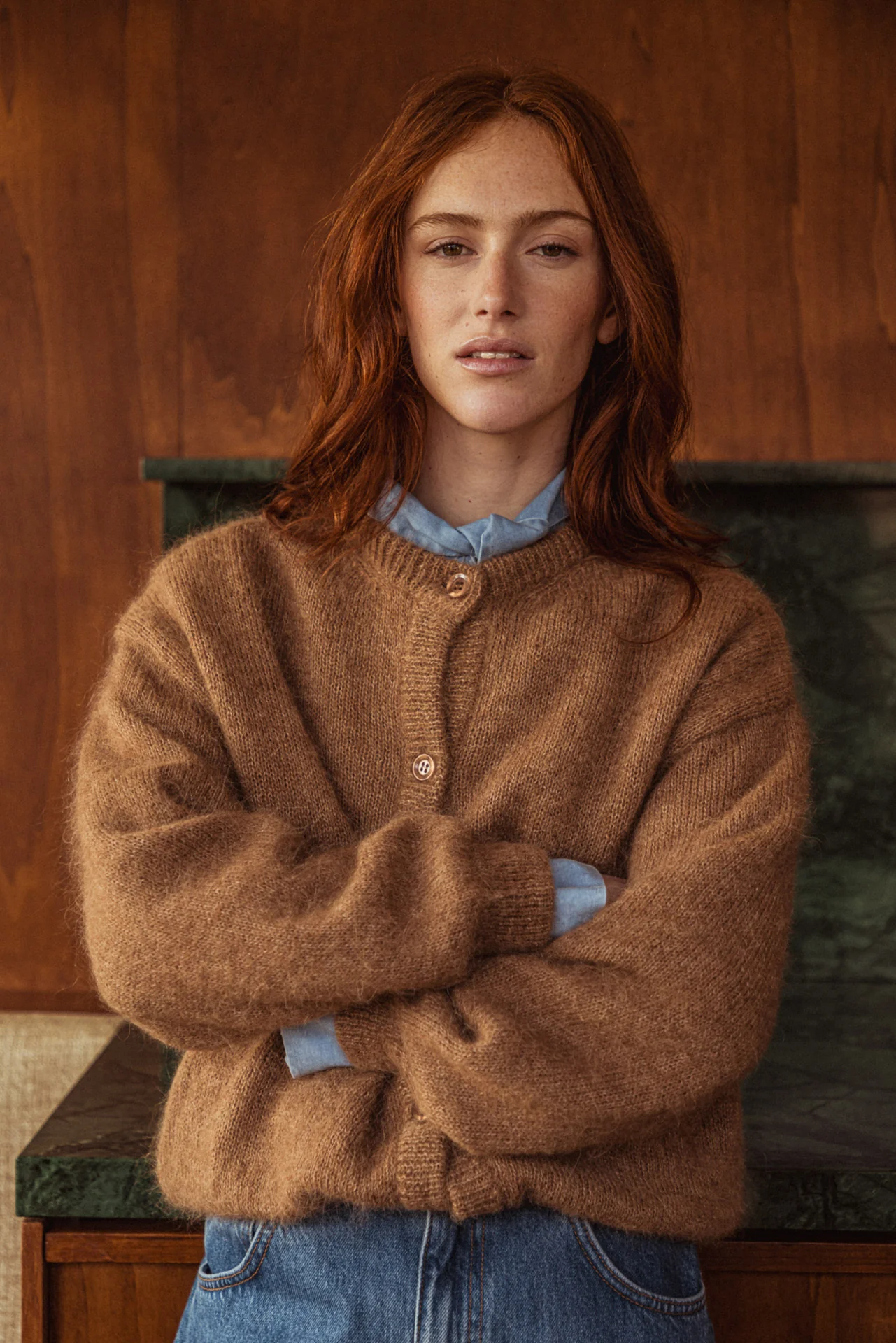 Cardigan Hortense camel - Image 3