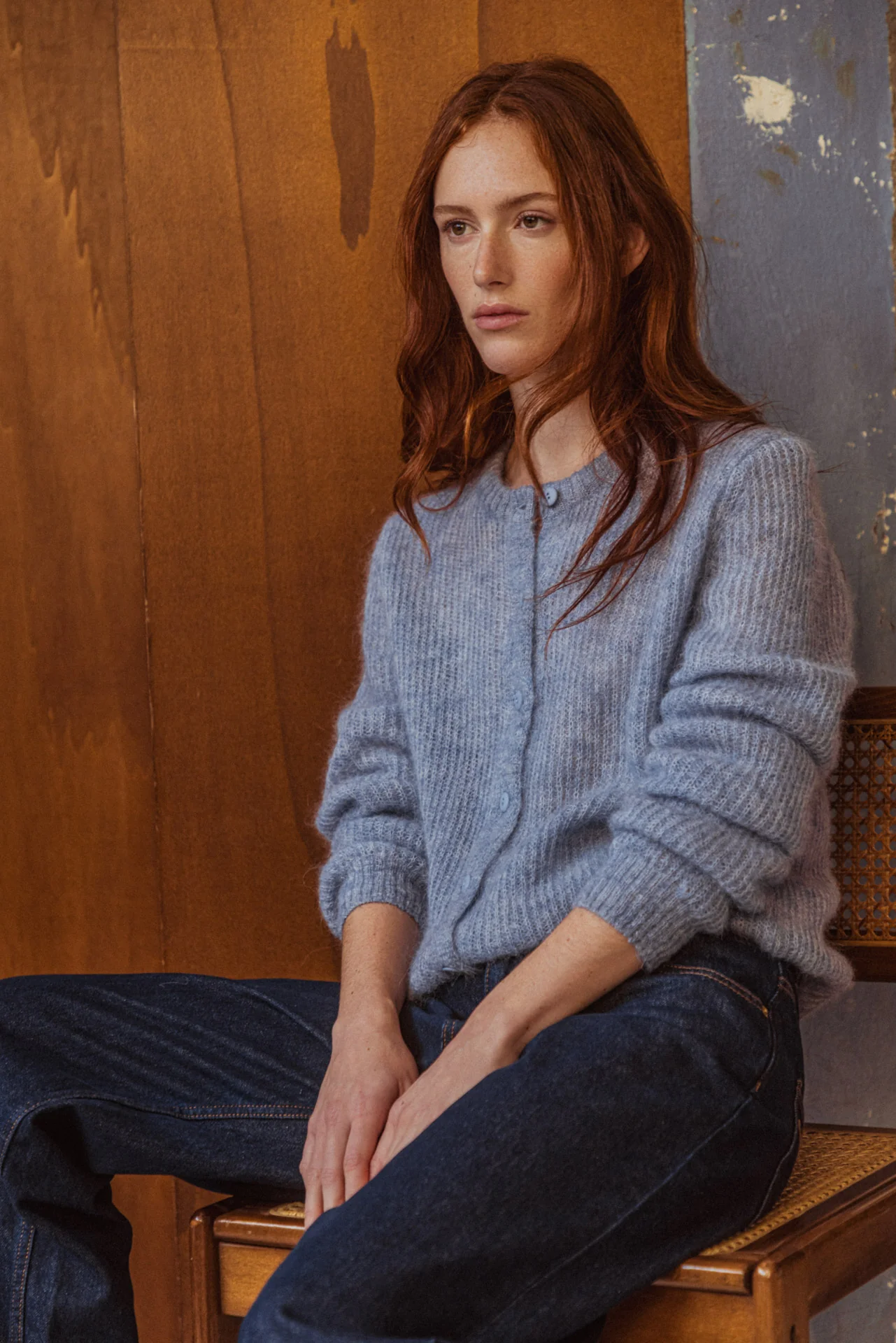 Cardigan Moon bleu ciel - Image 3