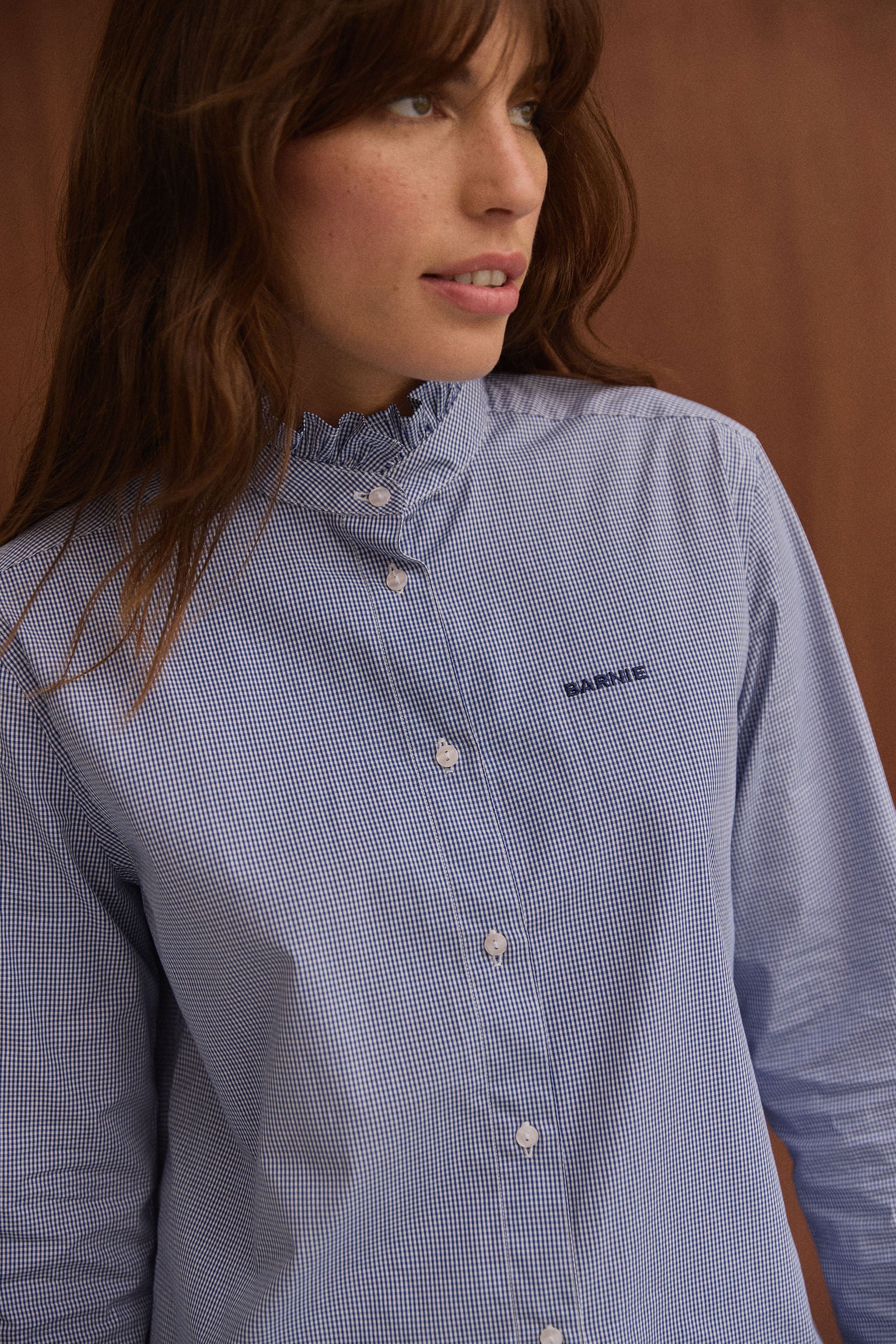 Chemise Jasmine vichy bleu - Image 4