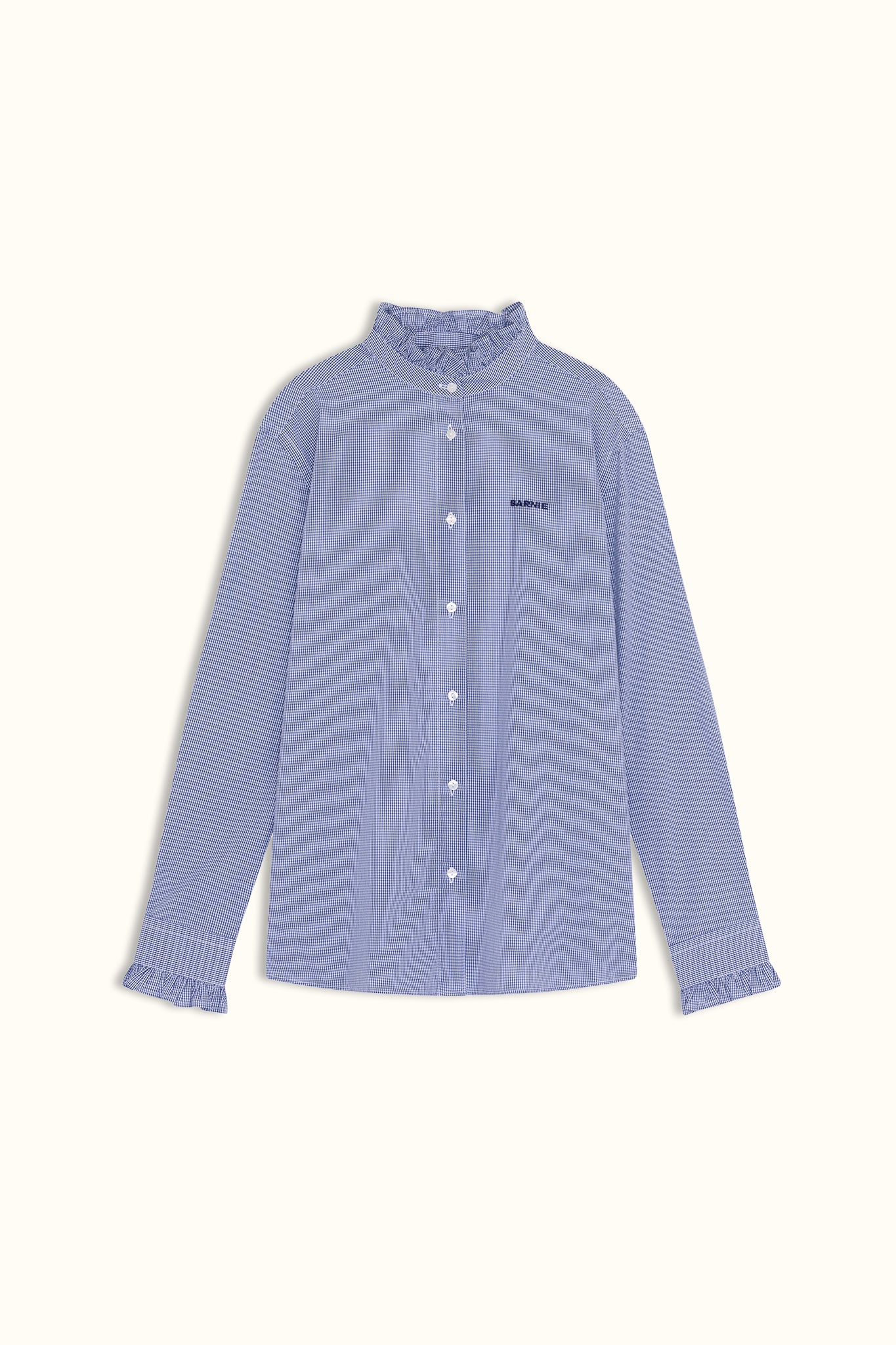 Chemise Jasmine vichy bleu - Image 6