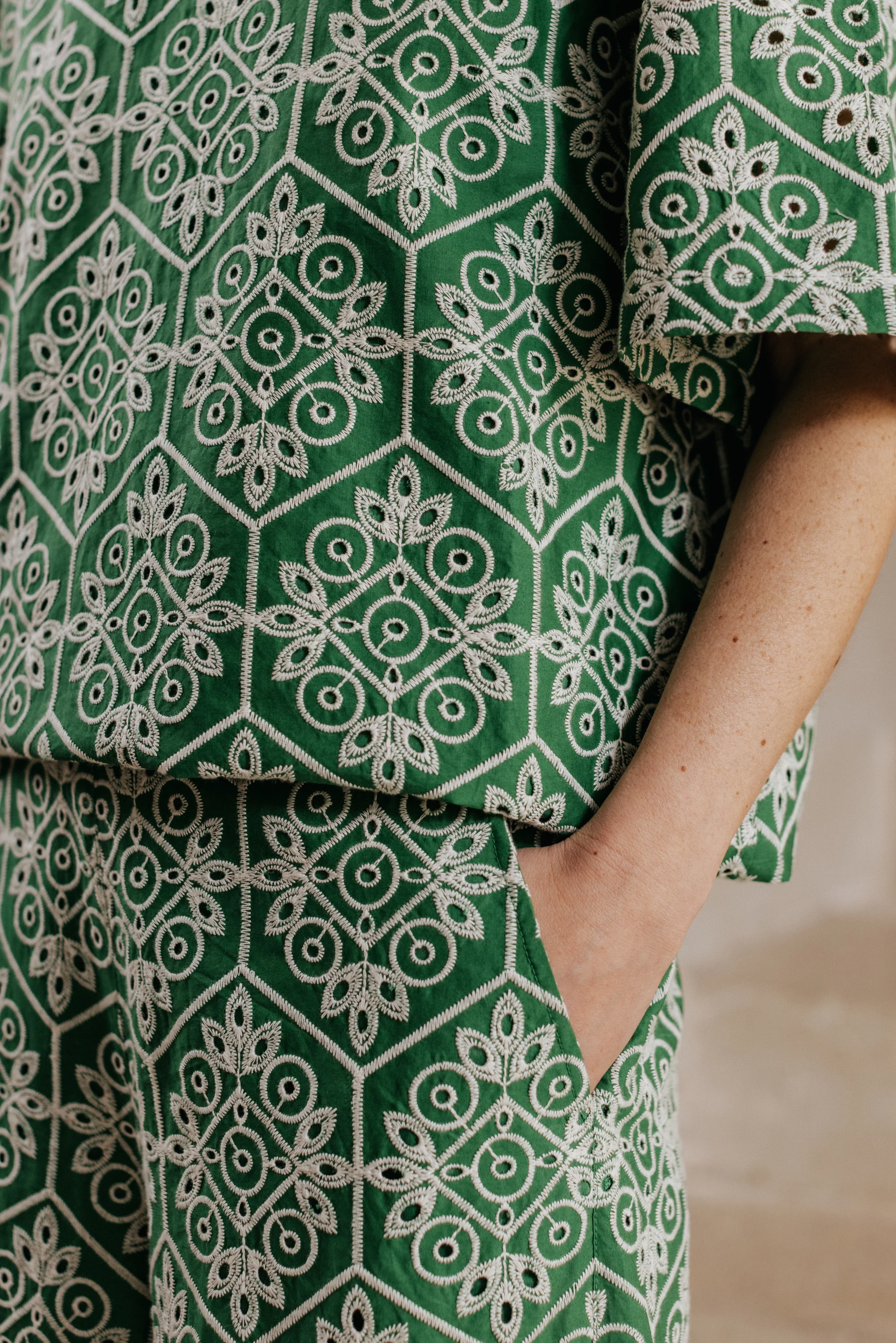 Pantalon Maé vert - Image 3