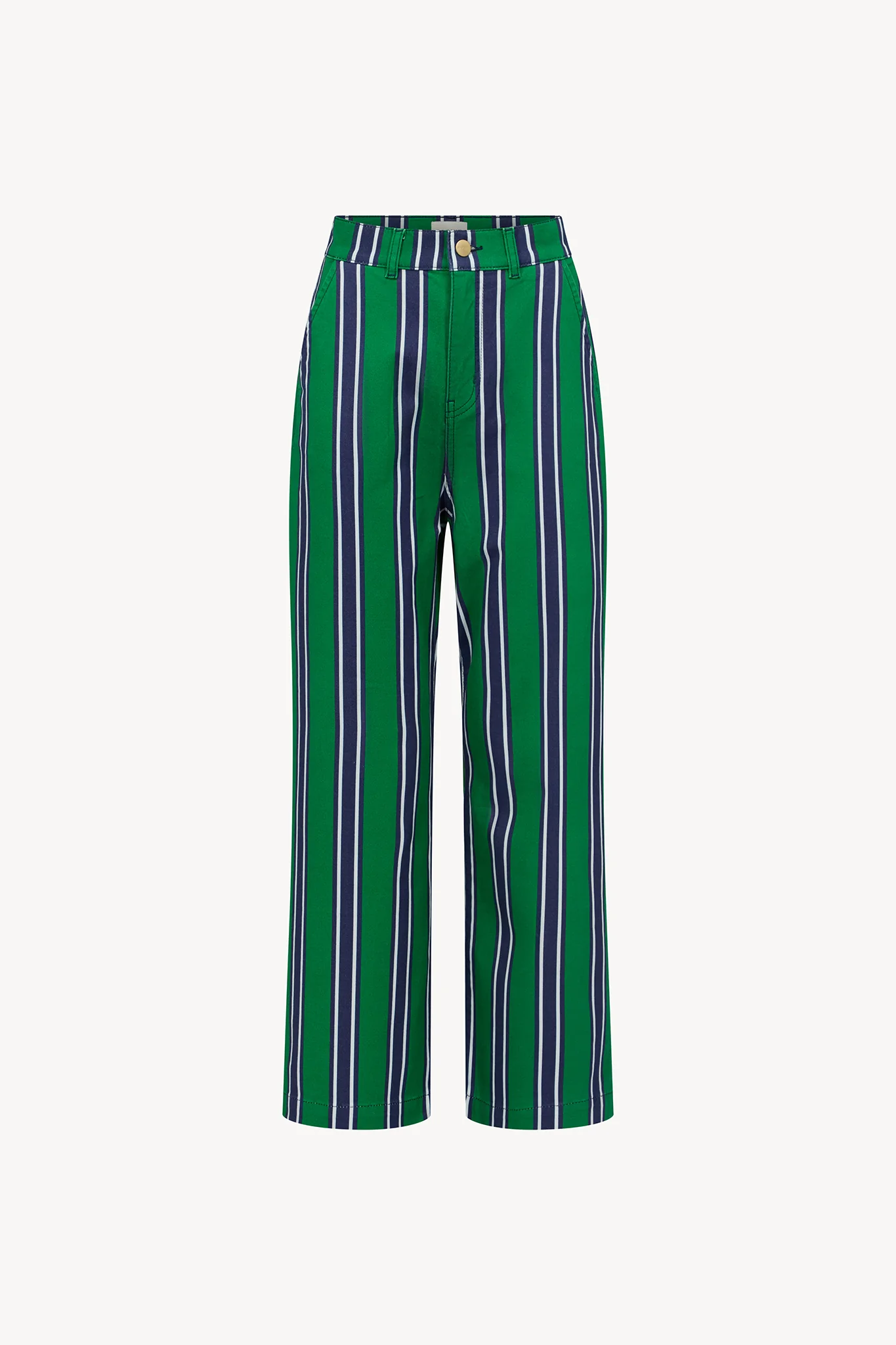Pantalon Tommy vert ray. marines - Image 4
