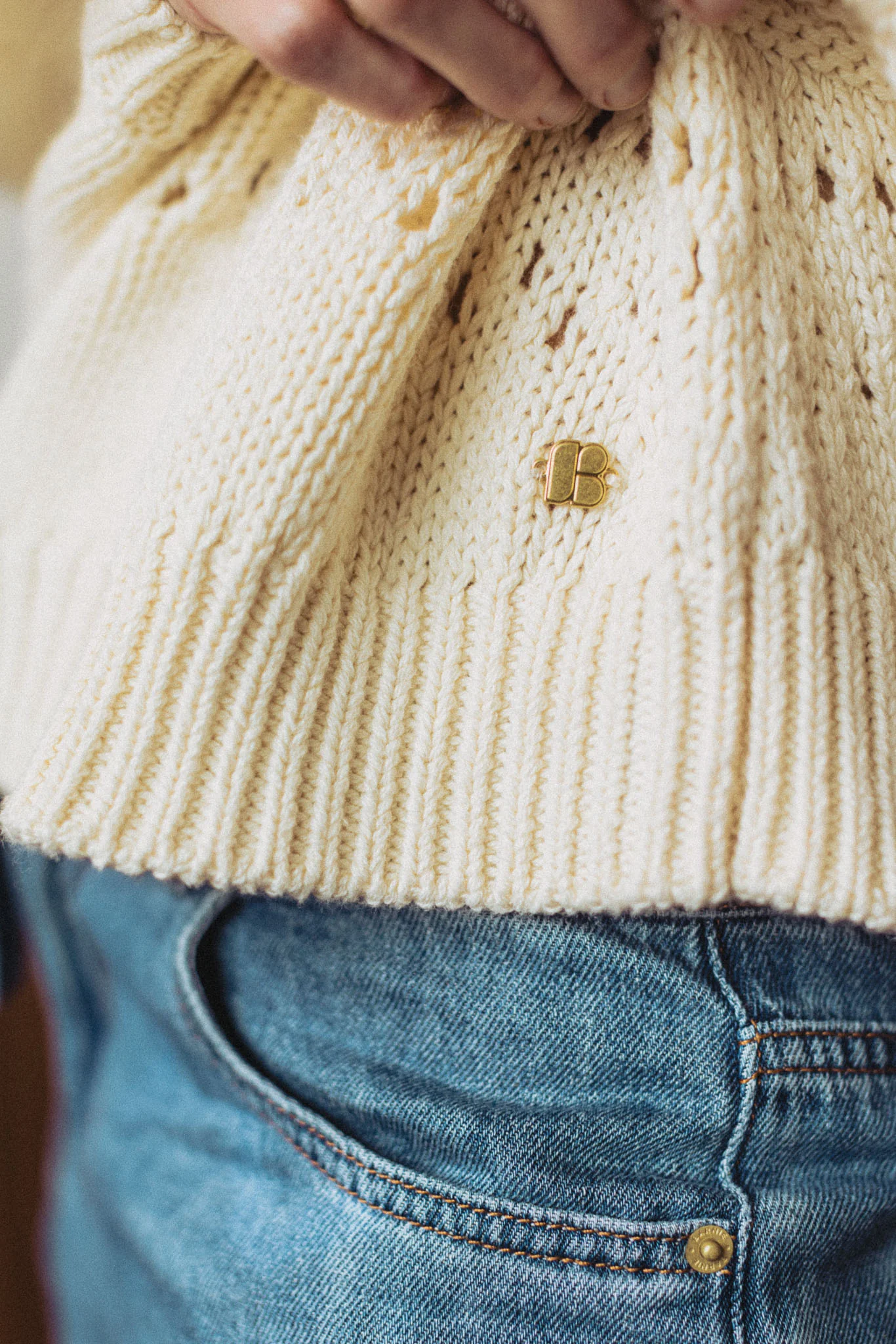 Pull Aimé écru - Image 6