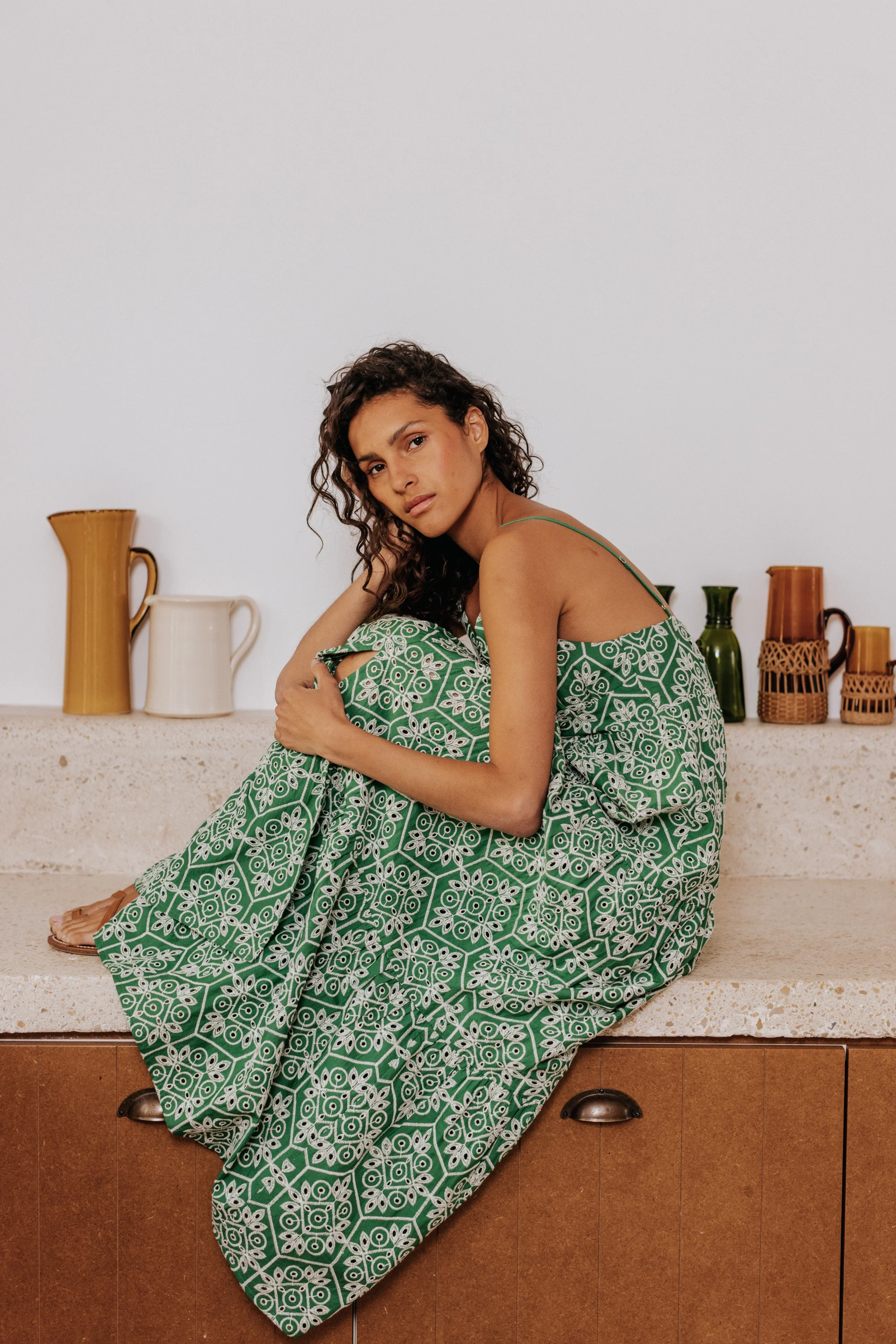 Robe Danaé verte - Image 5