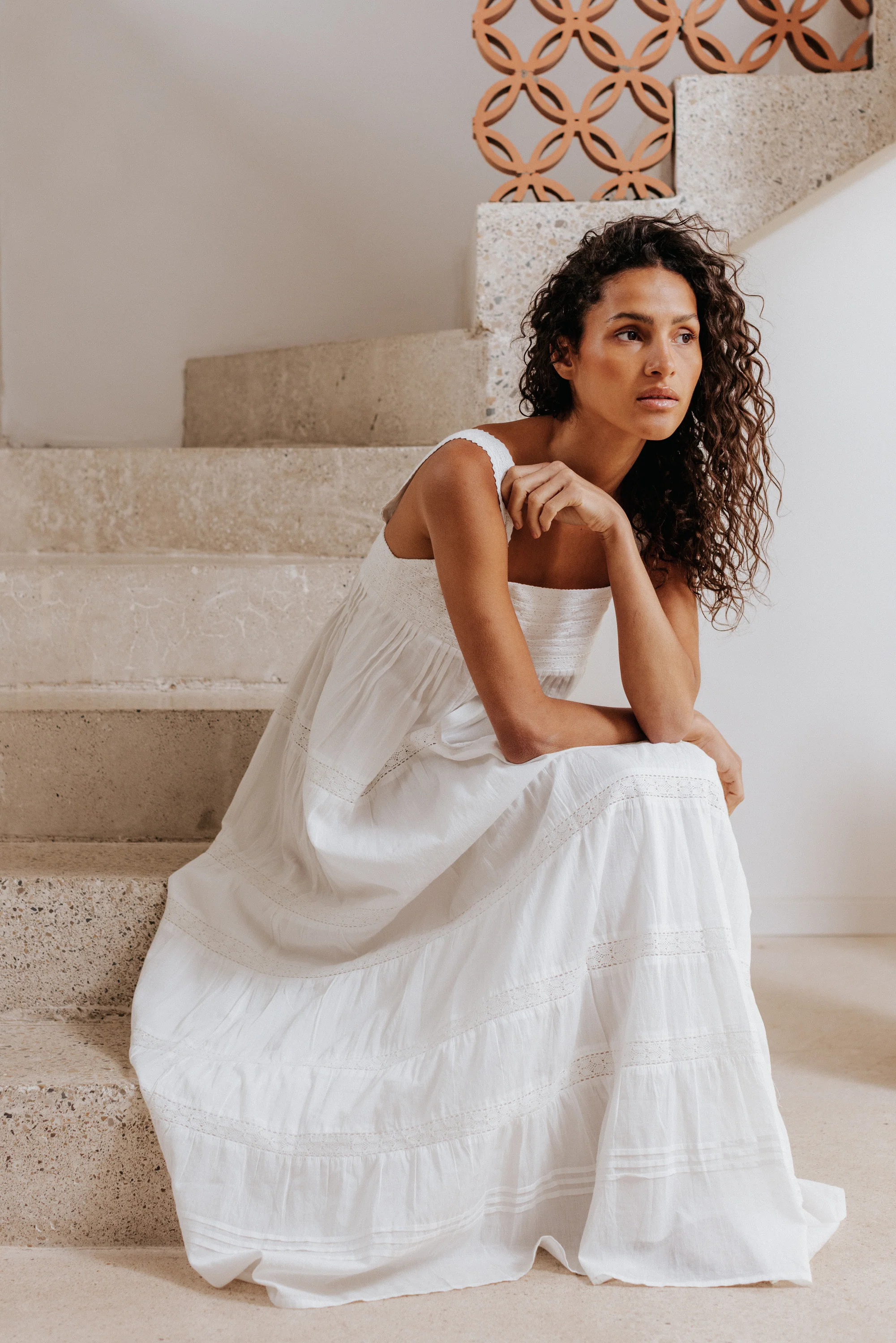 Robe Elena blanche - Image 3