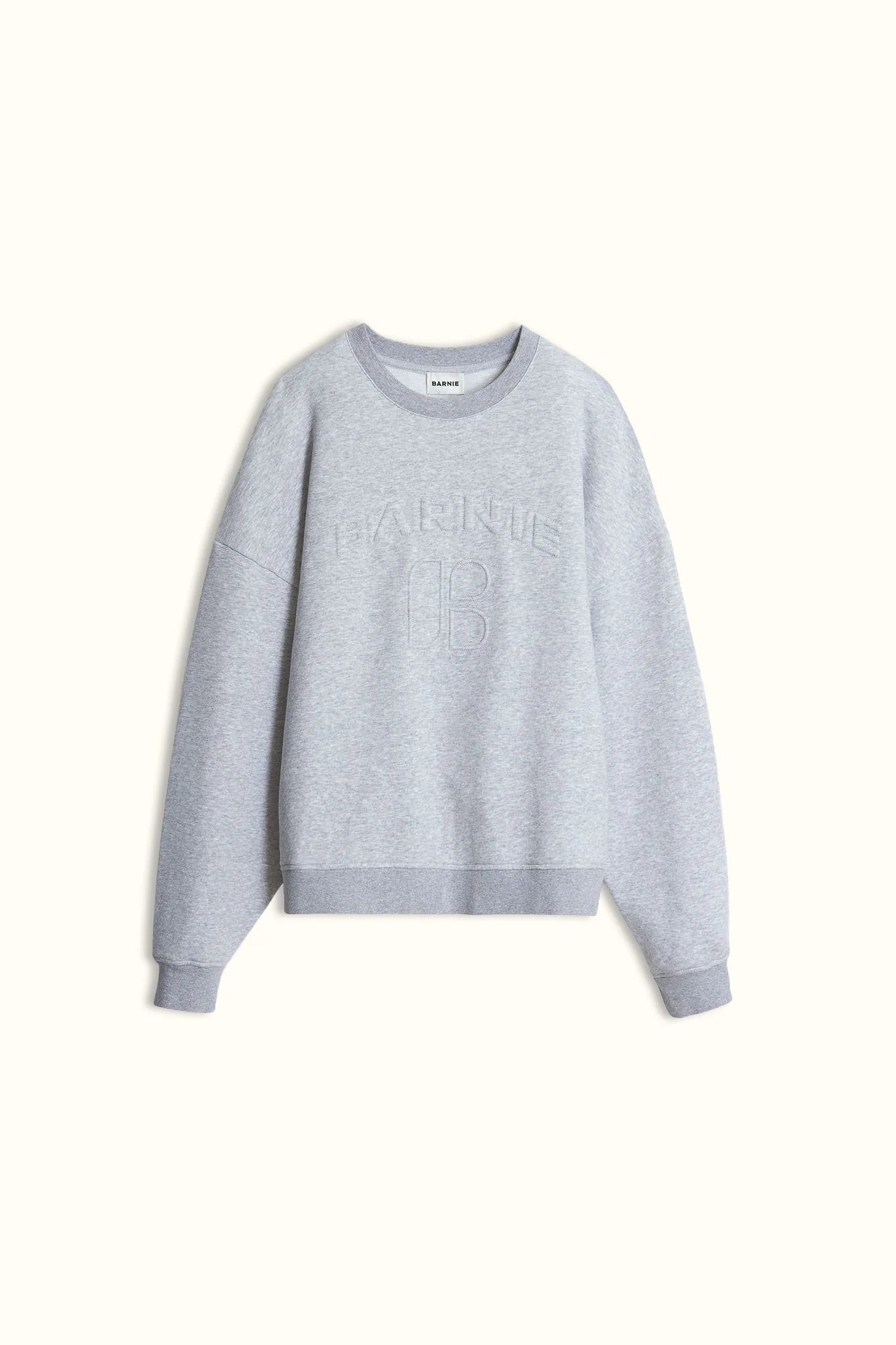 Sweat Diana gris chiné logo embossé - Image 5