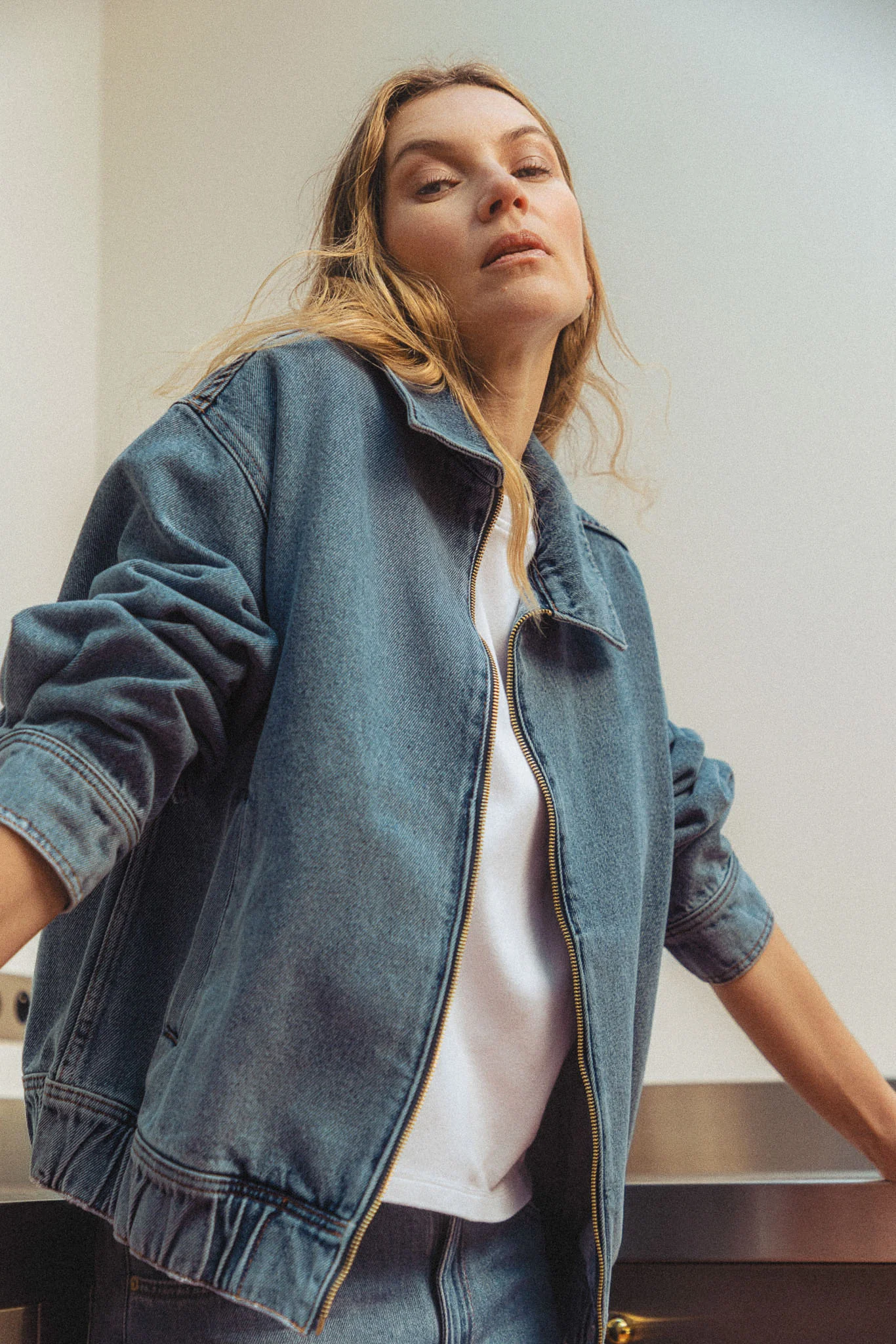 Veste Léona medium blue - Image 3